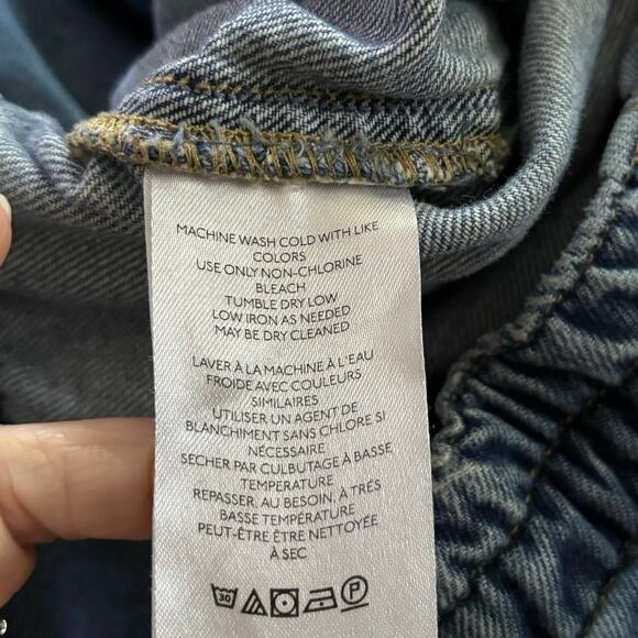 We The Free Size L Oslo Pull On Jeans Slouchy Balloon Legs OB1720787 - Picture 6 of 7